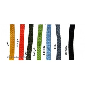 1m festes Gurtband 1cm breit - Farbwahl
